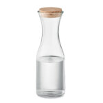 Karaffe aus recyceltem Glas 1L, Seitenansicht