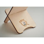 Smartphone Halter Kiefernholz, Detailaufnahme des Materials