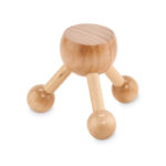 Massagegerät aus Holz als Werbeartikel mit Logodruck
