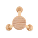Massagegerät aus Holz, Rückansicht