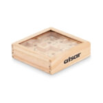 Holz Labyrinth mit markiertem Druckbereich für Ihr Logo
