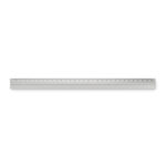 Dreikantlineal Aluminium 30cm als Werbeartikel mit Logodruck