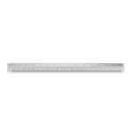 Dreikantlineal Aluminium 30cm, Seitenansicht