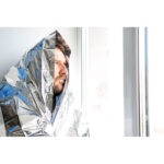 Rettungsdecke im praktischen Einsatz