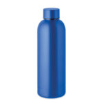Trinkflasche Edelstahl 500 ml Blau als Werbeartikel mit Logodruck