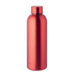 Trinkflasche Edelstahl 500 ml Rot als Werbeartikel mit Logodruck