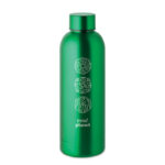 Trinkflasche Edelstahl 500 ml Gruen als Werbeartikel mit Logodruck