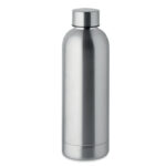 Trinkflasche Edelstahl 500 ml Silber als Werbeartikel mit Logodruck