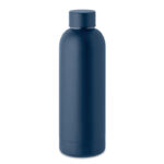 Trinkflasche Edelstahl 500 ml Blau als Werbeartikel mit Logodruck