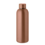 Trinkflasche Edelstahl 500 ml Braun als Werbeartikel mit Logodruck