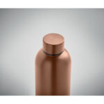 Trinkflasche Edelstahl 500 ml Braun, Detailaufnahme des Materials