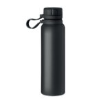 Doppelwandige Flasche 780 ml Schwarz als Werbeartikel mit Logodruck