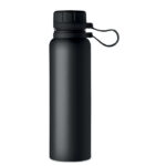 Doppelwandige Flasche 780 ml Schwarz, geöffnet dargestellt