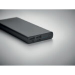 Powerbank 10000 mAh Schwarz, Detailaufnahme des Materials
