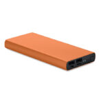 Powerbank 10000 mAh Orange als Werbeartikel mit Logodruck