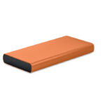 Powerbank 10000 mAh Orange, Rückansicht