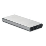 Powerbank 10000 mAh Silber als Werbeartikel mit Logodruck