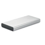 Powerbank 10000 mAh Silber, Seitenansicht