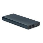 Powerbank 10000 mAh Blau als Werbeartikel mit Logodruck