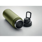 Doppelwandige Flasche 500 ml Gruen, Detailaufnahme des Materials