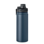Doppelwandige Flasche 500 ml Blau als Werbeartikel mit Logodruck