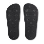 Badeschlappen Größe 42/43 Schwarz, Rückansicht