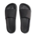 Badeschlappen Größe 42/43 Schwarz, Seitenansicht