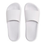 Badeschlappen Größe 42/43 Weiß, Seitenansicht