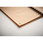 DIN A5 Ringbuch Bambus, Detailaufnahme des Materials