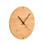 Wanduhr Bambus, Seitenansicht