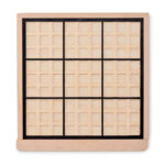 Sudoku-Brettspiel Holz von oben