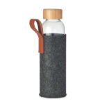 Trinkflasche Glas 500 ml als Werbeartikel mit Logodruck