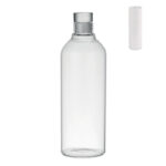 Flasche Borosilikatglas 1 L als Werbeartikel mit Logodruck