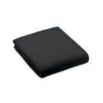 RPET-Polar Fleece-Decke Schwarz als Werbeartikel mit Logodruck