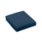 RPET-Polar Fleece-Decke Blau als Werbeartikel mit Logodruck