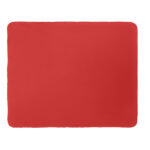 RPET-Polar Fleece-Decke Rot, Rückansicht