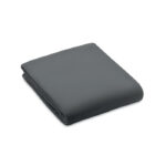RPET-Polar Fleece-Decke Grau als Werbeartikel mit Logodruck