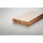 Powerbank mit Ladestation, Detailaufnahme des Materials
