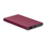 4000mAh Powerbank Typ C Rot als Werbeartikel mit Logodruck