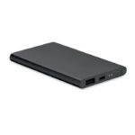 4000mAh Powerbank Typ C Schwarz als Werbeartikel mit Logodruck