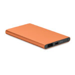 4000mAh Powerbank Typ C Orange als Werbeartikel mit Logodruck