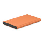 4000mAh Powerbank Typ C Orange, Rückansicht