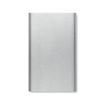 4000mAh Powerbank Typ C Silber, Rückansicht