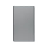 4000mAh Powerbank Typ C Silber, Seitenansicht