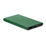 4000mAh Powerbank Typ C Gruen als Werbeartikel mit Logodruck