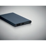 4000mAh Powerbank Typ C Blau, Detailaufnahme des Materials