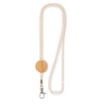 Lanyard mit Metallkarabiner, Seitenansicht
