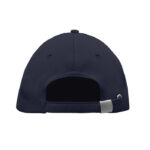 Rpet cap 5 panels 210g/m² Blau, Rückansicht