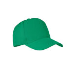 Rpet cap 5 panels 210g/m² Gruen als Werbeartikel mit Logodruck