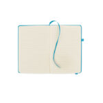 DIN A5 Notizbuch PU Blau von oben